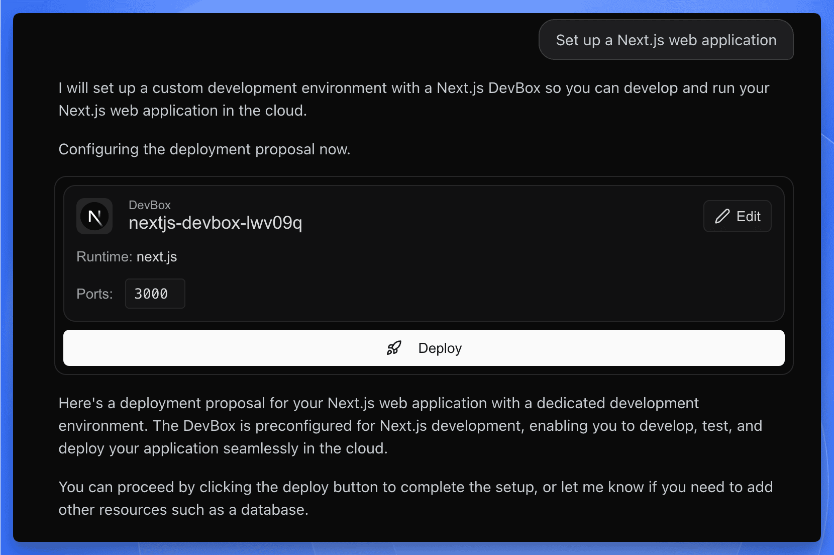 Development Environment Card