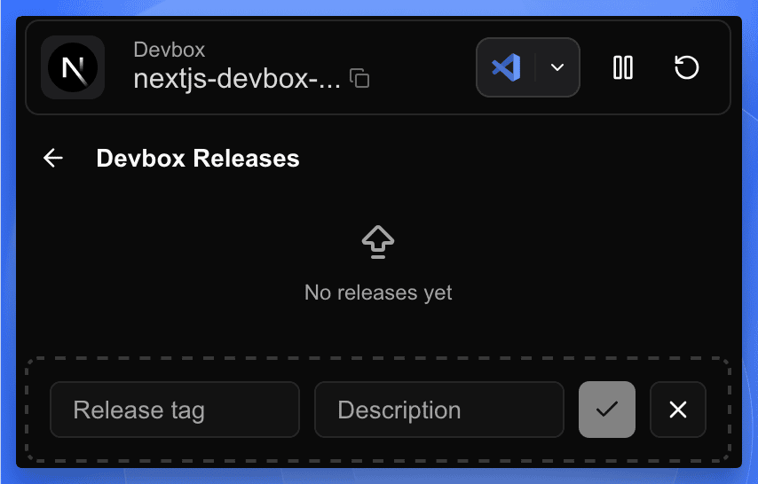 Configure Release Details